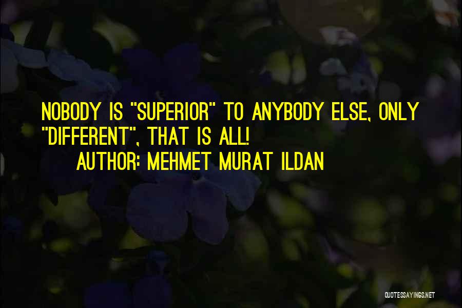 Nobody Else Quotes By Mehmet Murat Ildan