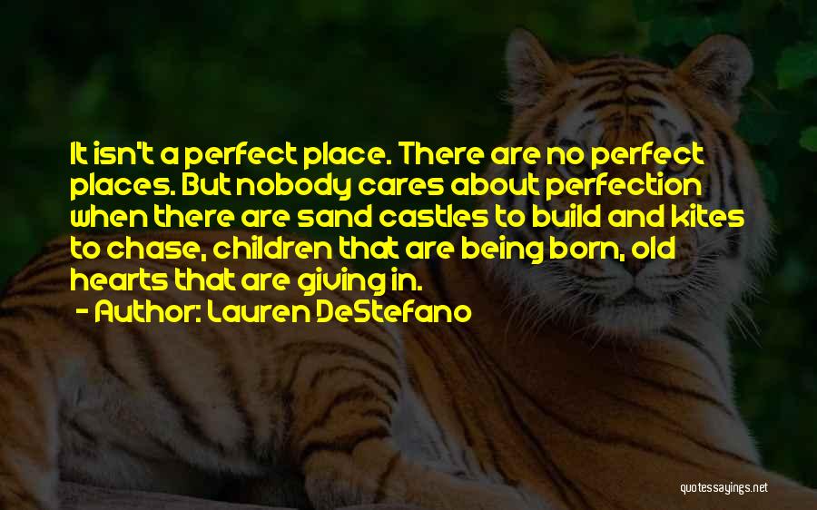 Nobody Is Born Perfect Quotes By Lauren DeStefano