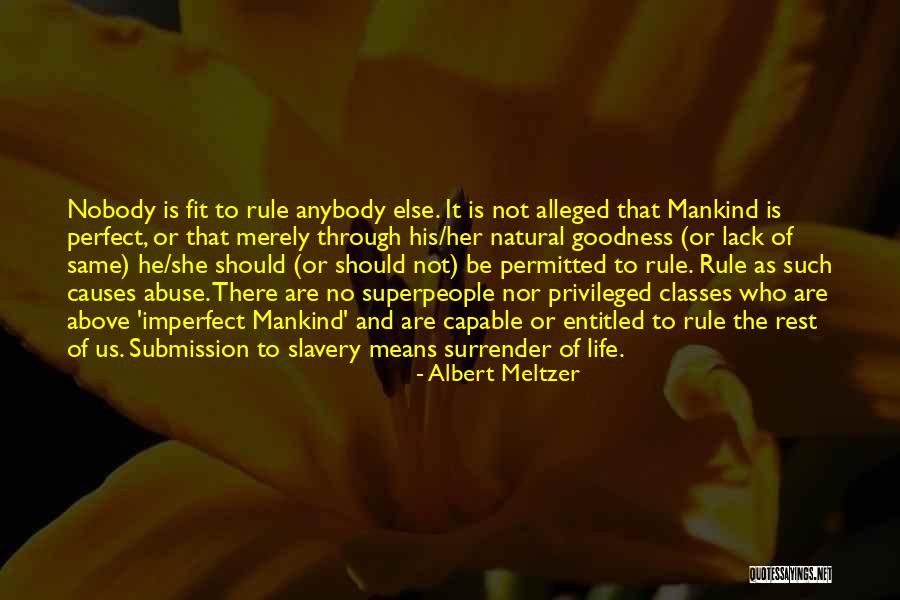 Nobody Is Perfect Quotes By Albert Meltzer Nobody Is Perfect Quotes By Albert Meltzer