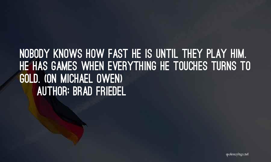 Nobody Knows Everything Quotes By Brad Friedel
