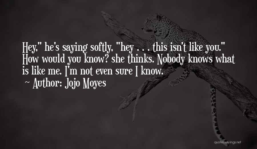 Nobody Knows Me Like You Quotes By Jojo Moyes