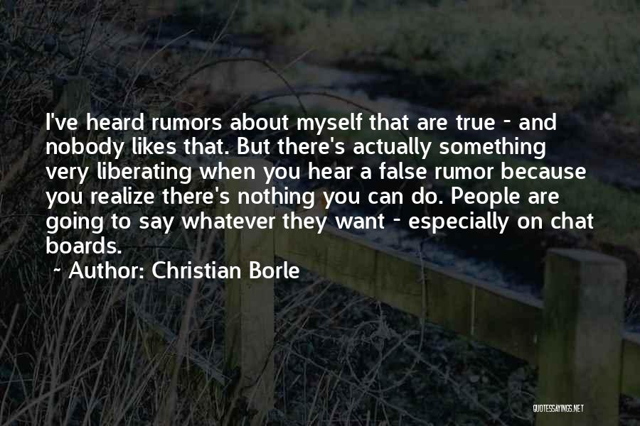 Nobody Likes Quotes By Christian Borle