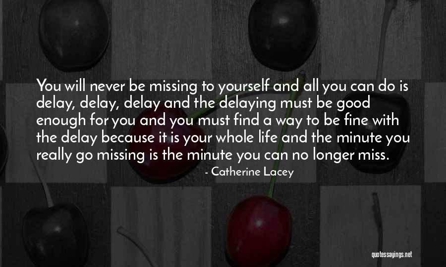 Nobody Miss Me Quotes By Catherine Lacey