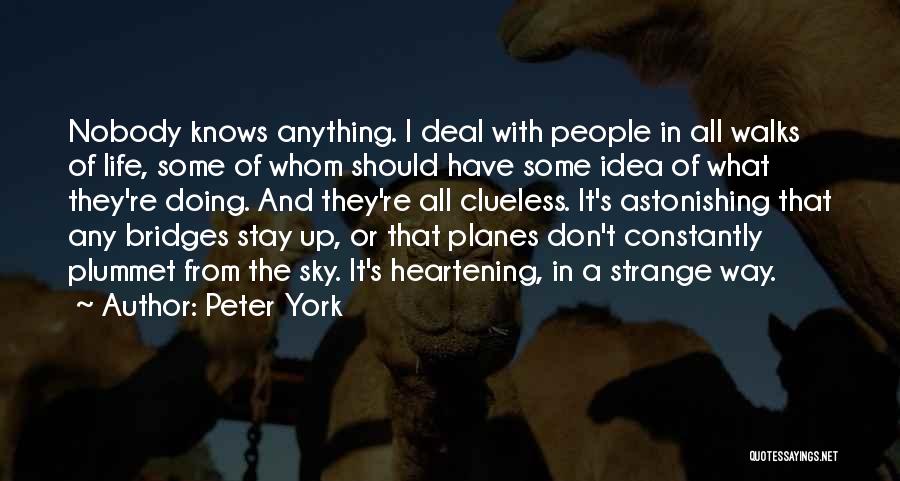 Nobody Walks Quotes By Peter York