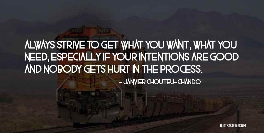 Nobody Wants To Get Hurt Quotes By Janvier Chouteu-Chando