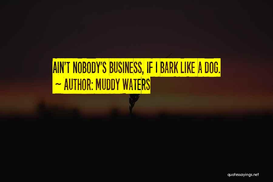 Nobody's Business Quotes By Muddy Waters