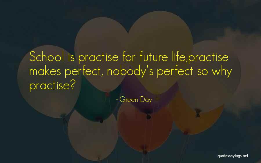 Nobody's Perfect But You're Perfect For Me Quotes By Green Day Nobody's Perfect But You're Perfect For Me Quotes By Green Day