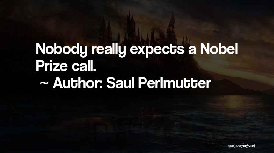 Nobody's Prize Quotes By Saul Perlmutter