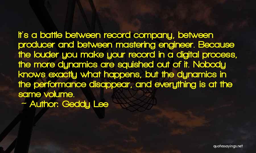 Nobody's The Same Quotes By Geddy Lee