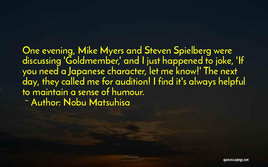 Nobu Quotes By Nobu Matsuhisa