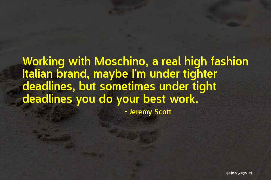 Nobuo Tanaka Quotes By Jeremy Scott Nobuo Tanaka Quotes By Jeremy Scott
