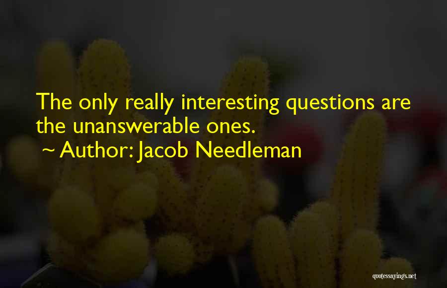 Nochum Zev Quotes By Jacob Needleman