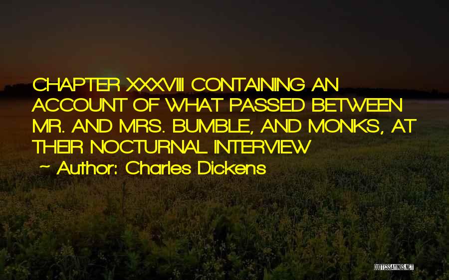 Nocturnal Quotes By Charles Dickens