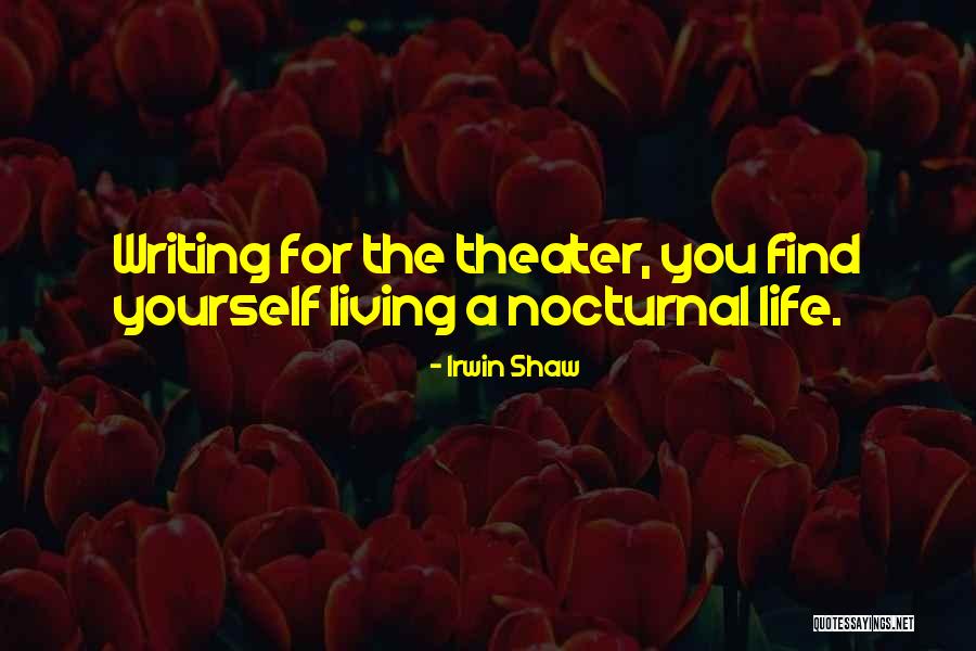 Nocturnal Quotes By Irwin Shaw Nocturnal Quotes By Irwin Shaw
