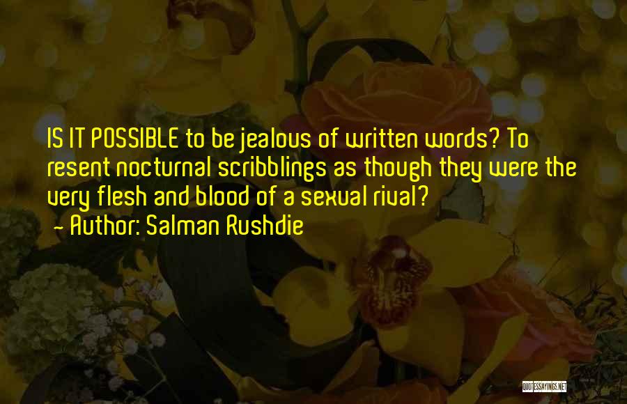 Nocturnal Quotes By Salman Rushdie
