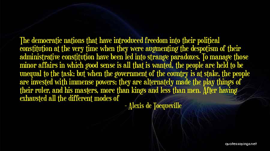 Nocturnos Inmortales Quotes By Alexis De Tocqueville Nocturnos Inmortales Quotes By Alexis De Tocqueville