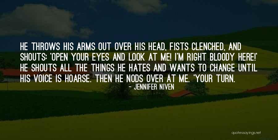 Nods Head Quotes By Jennifer Niven Nods Head Quotes By Jennifer Niven