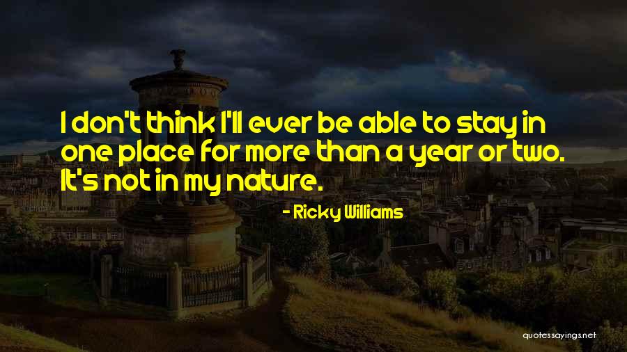 Noheri Quotes By Ricky Williams Noheri Quotes By Ricky Williams