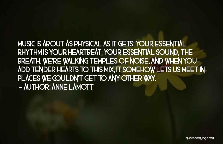 Noise And Music Quotes By Anne Lamott