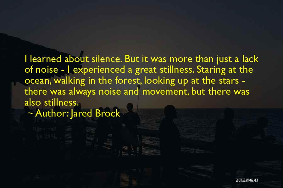 Noise And Silence Quotes By Jared Brock