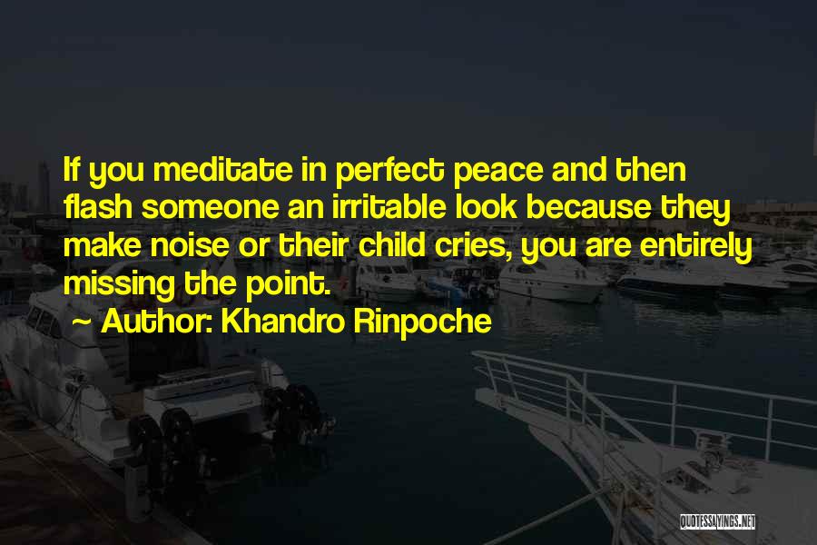 Noise Make Quotes By Khandro Rinpoche