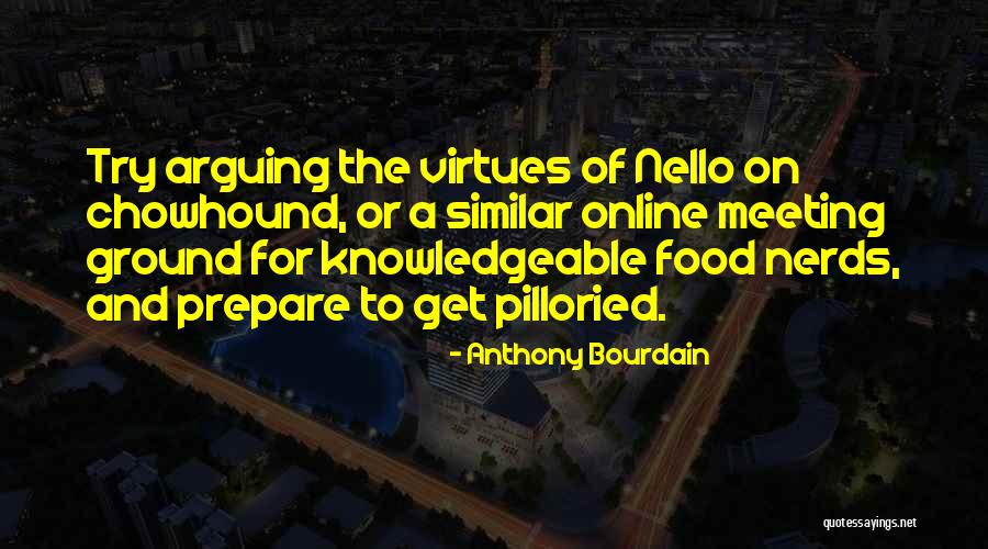Noiselessly Synonym Quotes By Anthony Bourdain Noiselessly Synonym Quotes By Anthony Bourdain