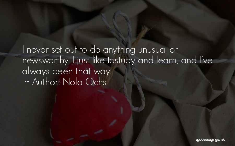 Nola Ochs Quotes 1169665