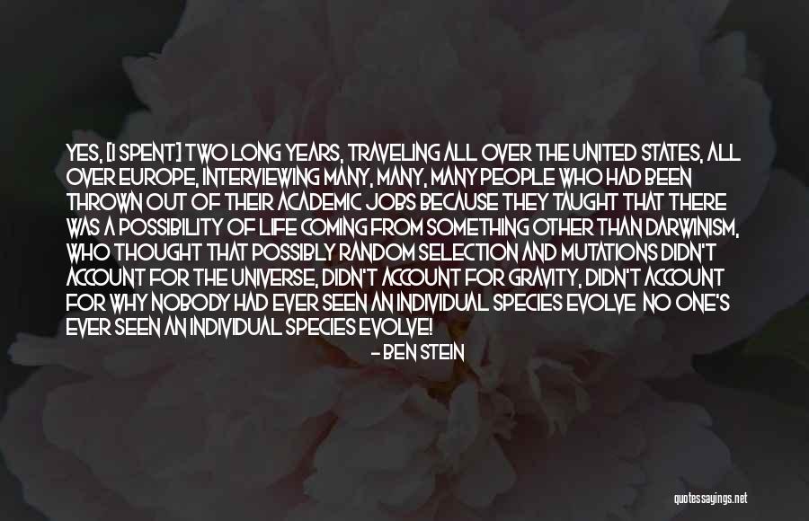 Non Academic Jobs Quotes By Ben Stein Non Academic Jobs Quotes By Ben Stein