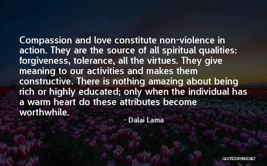 Non Action Quotes By Dalai Lama