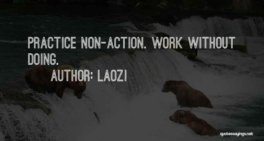 Non Action Quotes By Laozi