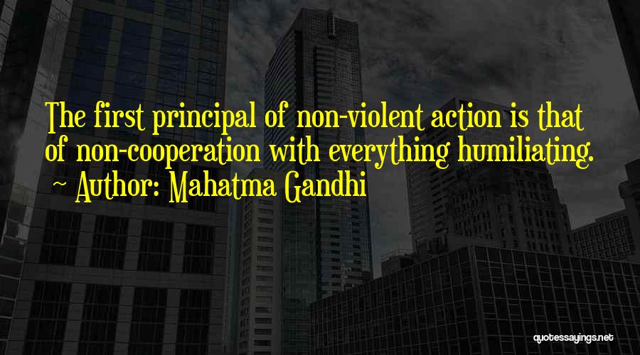 Non Action Quotes By Mahatma Gandhi