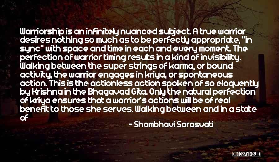 Non Action Quotes By Shambhavi Sarasvati