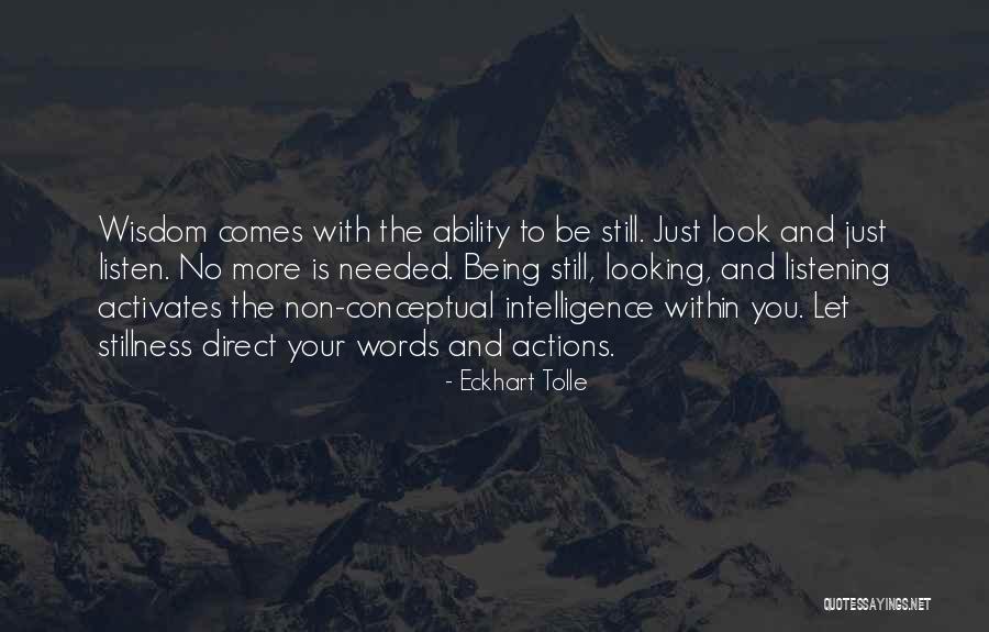Non Actions Quotes By Eckhart Tolle Non Actions Quotes By Eckhart Tolle