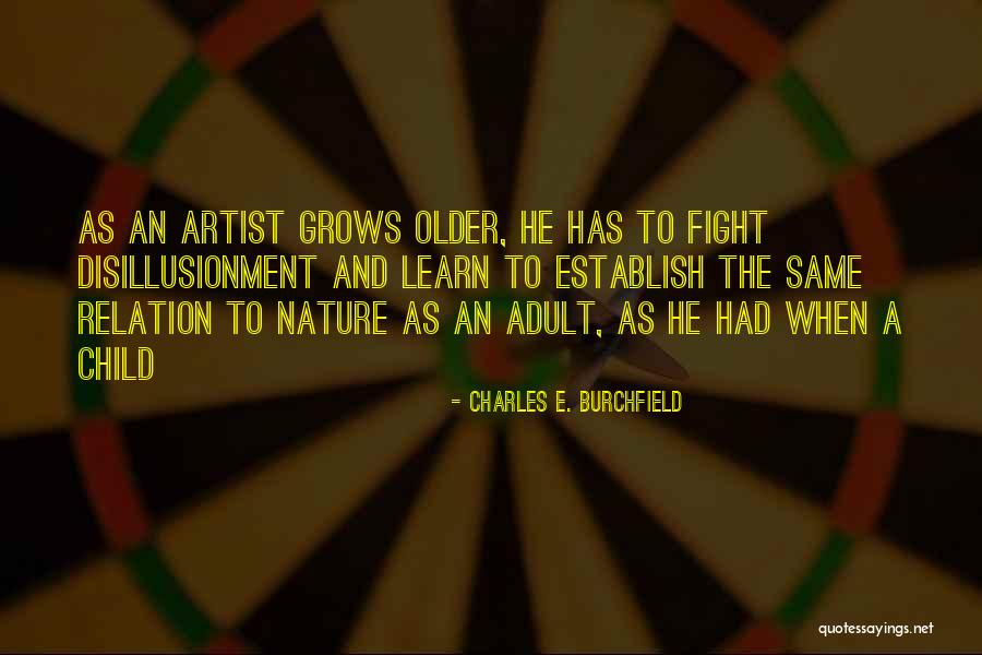 Non Artist Learn Quotes By Charles E. Burchfield Non Artist Learn Quotes By Charles E. Burchfield