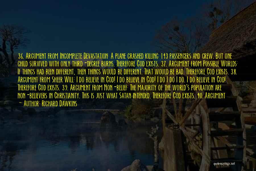 Non Belief Quotes By Richard Dawkins