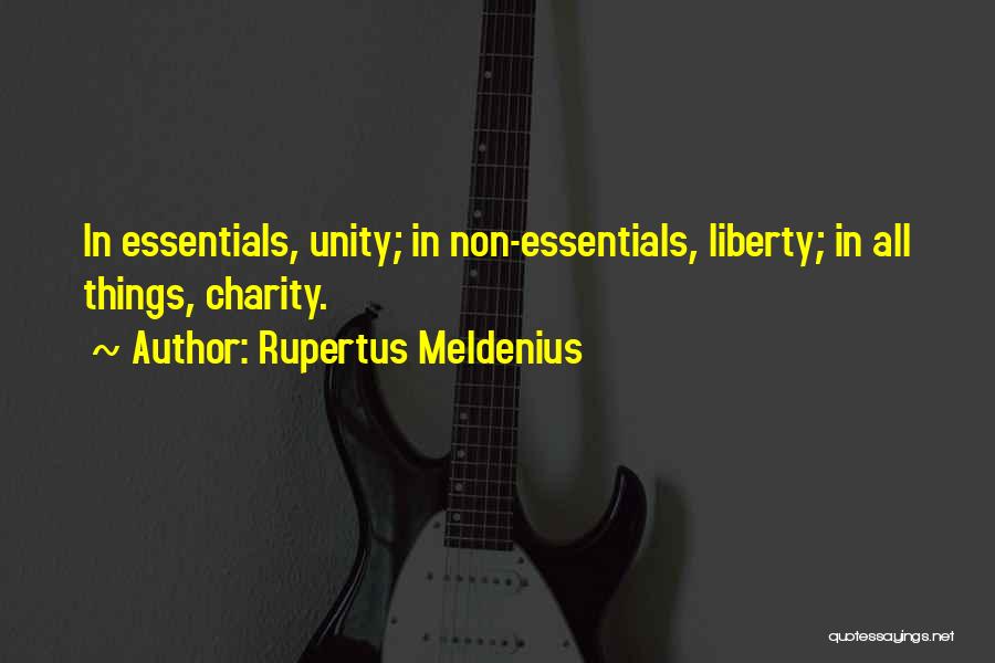 Non Belief Quotes By Rupertus Meldenius