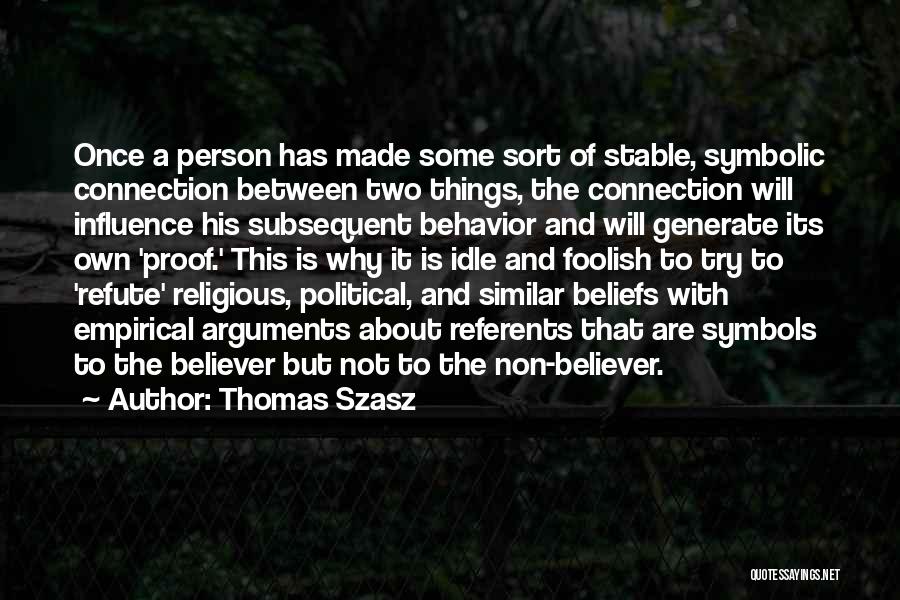 Non Belief Quotes By Thomas Szasz
