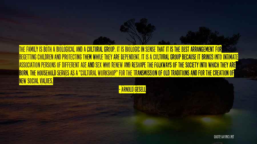 Non Biological Family Quotes By Arnold Gesell