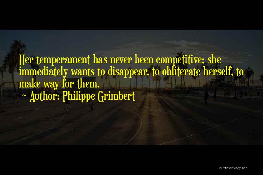 Non Competitive Quotes By Philippe Grimbert