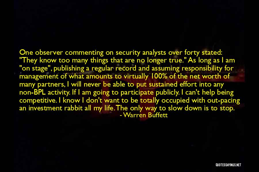 Non Competitive Quotes By Warren Buffett Non Competitive Quotes By Warren Buffett