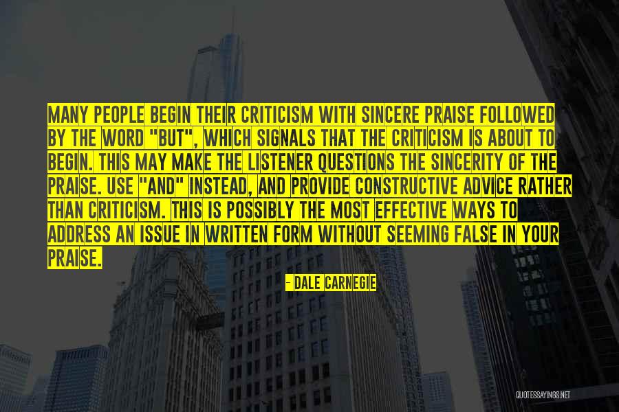Non Constructive Communication Quotes By Dale Carnegie Non Constructive Communication Quotes By Dale Carnegie
