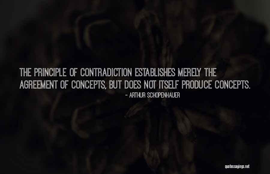 Non Contradiction Principle Quotes By Arthur Schopenhauer
