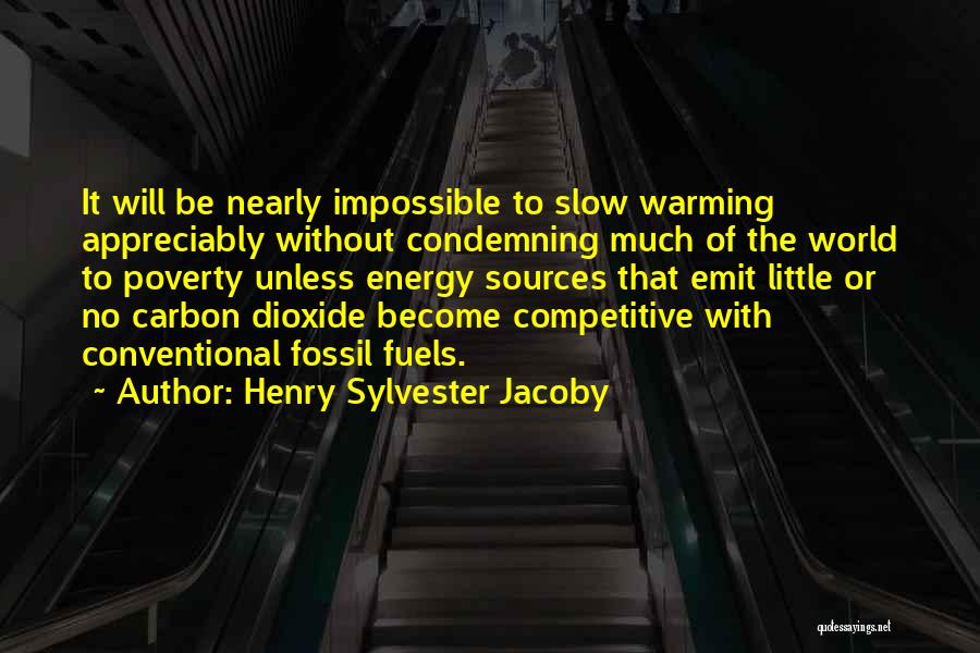 Non Conventional Energy Quotes By Henry Sylvester Jacoby