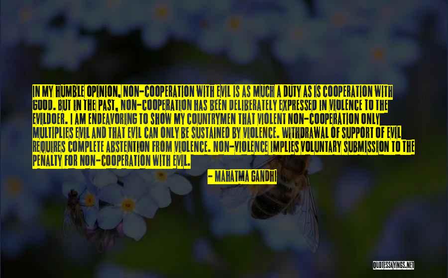 Non Cooperation Quotes By Mahatma Gandhi Non Cooperation Quotes By Mahatma Gandhi