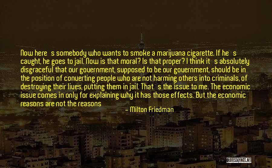 Non Criminals In Jail Quotes By Milton Friedman Non Criminals In Jail Quotes By Milton Friedman