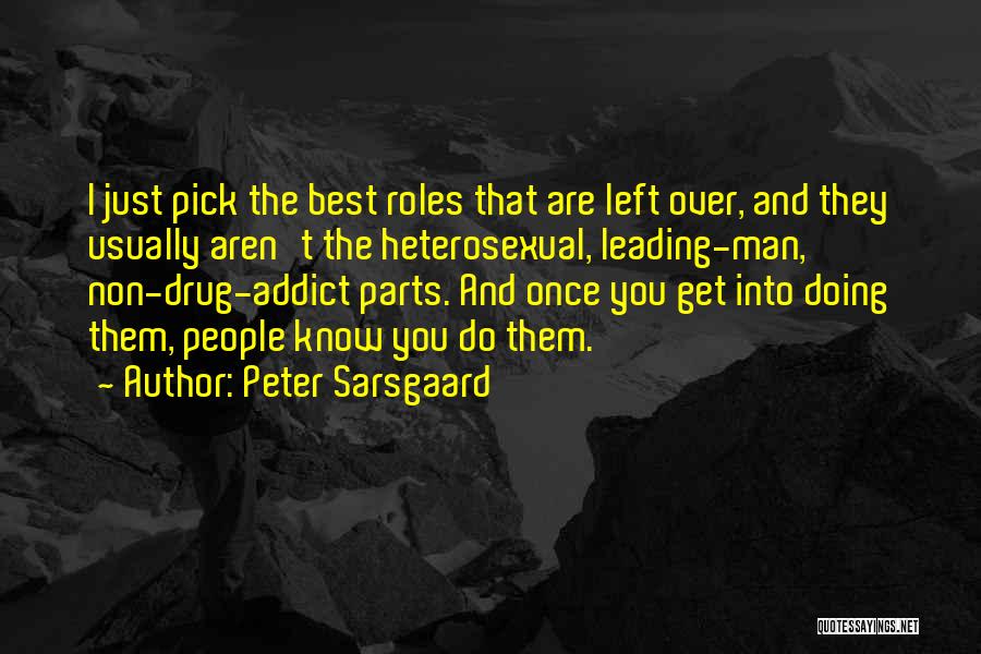 Non Doing Quotes By Peter Sarsgaard