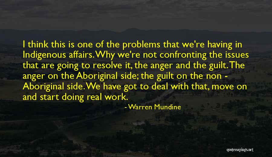 Non Doing Quotes By Warren Mundine