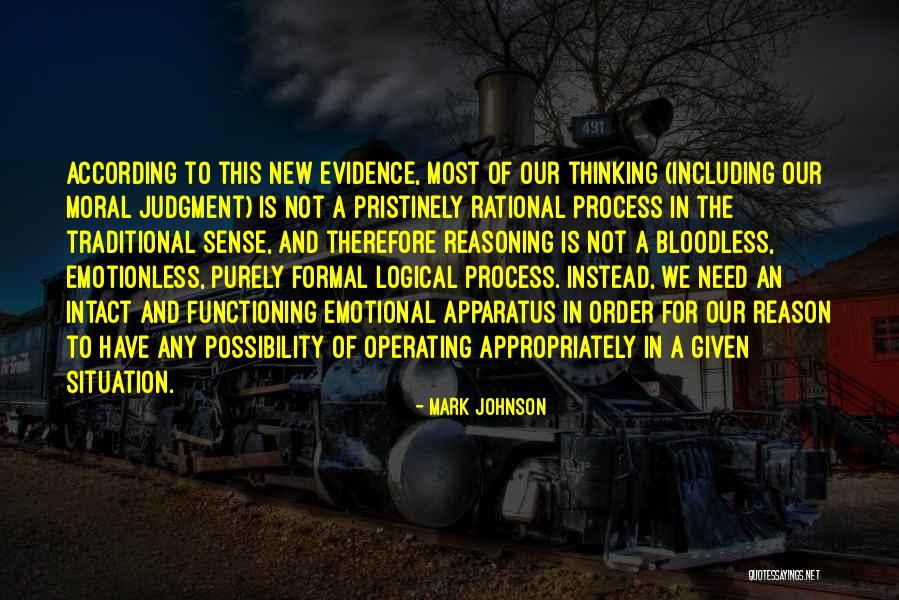Non Evidence Quotes By Mark Johnson Non Evidence Quotes By Mark Johnson
