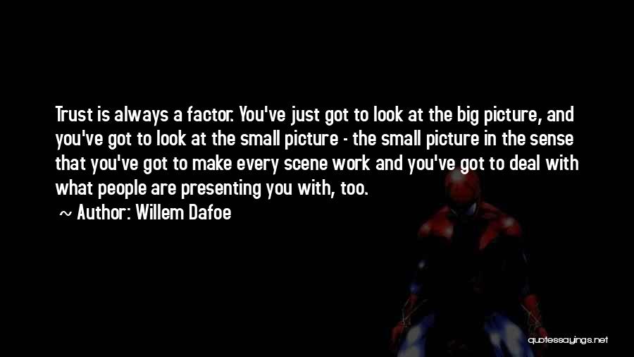 Non Factor Quotes By Willem Dafoe