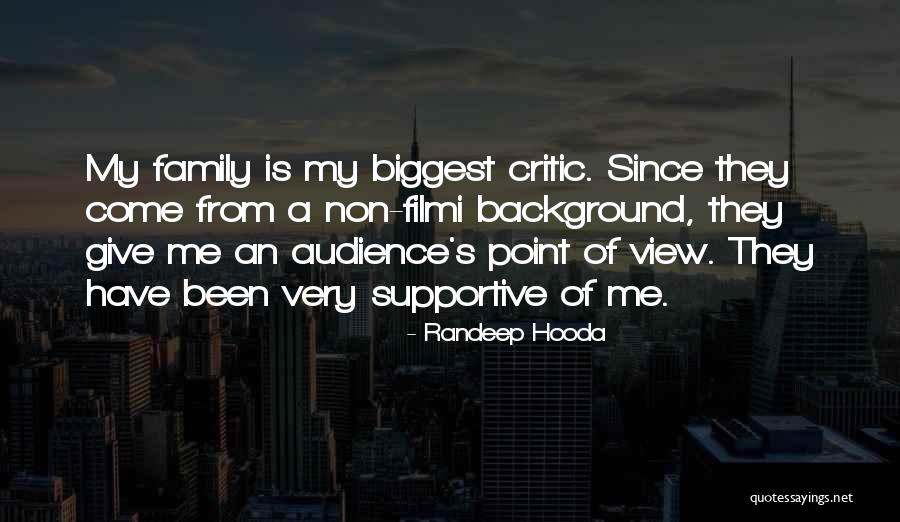 Non Family Quotes By Randeep Hooda